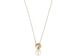 Ferragamo Sculptural Pendant Faux Pearl Necklace Multi