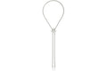Vivienne Westwood Women's SM Bolo Tie Platinum/White Crystal