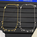 18K Louis Vuitton Pearl Gold Necklace